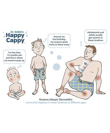 Happy Cappy Moisturizing Cream for Children - Soothes Dry, Itchy, Irritated Skin - Dermatologist Tested - Fragrance-Free - 6 Fl Oz - Buy Online on GoSupps.com