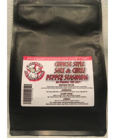 Mister Marinade Chinese Style Salt & Pepper Seasoning (1.75kg Salt & Chilli Pepper) 1.75 kg (Pack of 1)
