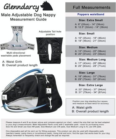 Glenndarcy Adjustable Waterproof Dog Diaper - Medium Space Monsters | Urinary Incontinence Aid with 2 Washable Inserts - Shop Internationally! - Buy Online on GoSupps.com