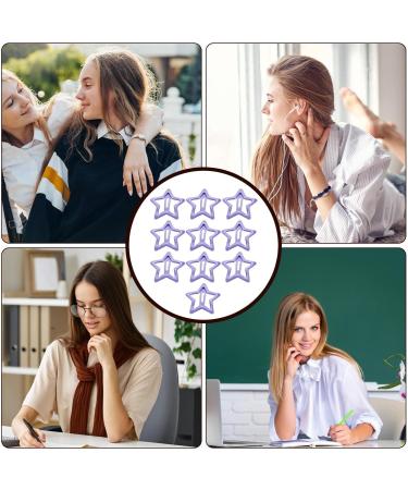 Small Hair Clips - Five-pointed Toddler Hair Charm Snap Hair Clips Clips Cute Hair Accessories for Baby Toddler Girls Kids Women Hair Styling Accessories Maijia 1 count (Pack of 1) Lavender - Buy Online on GoSupps.com