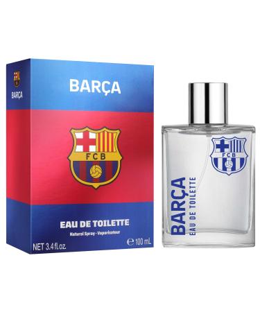 FC Barcelona Barca FCB Special Edition Fragrance for Men Eau de Toilette EDT 3.4oz 100ml Cologne Spray Made in Spain By Air Val International blue (8625)