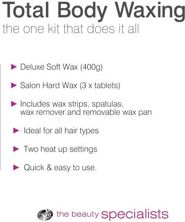Rio Beauty Total Body Waxing Hair Removal Kit - Professional at-home hair removal solution - Buy Online on GoSupps.com