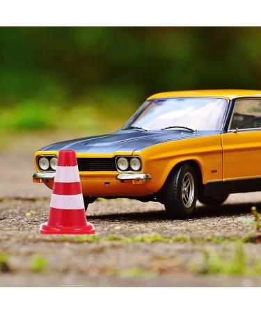 Toyandona 50 Mini Traffic Cone Set - Kids Warning Cones & Fairy Garden Accessories - Perfect Gift for Dollhouse & Mini Landscape Decoration - Buy Online on GoSupps.com