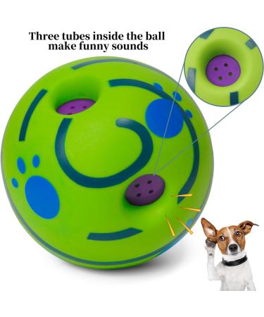 Interactive Giggle Ball for Dog Squeaky Toy Keep Your Dog Happy All Day Dog Ball Toys for Large Medium and Small Pet Cat Dog Relieve Anxiety and Boredom - Buy Online on GoSupps.com