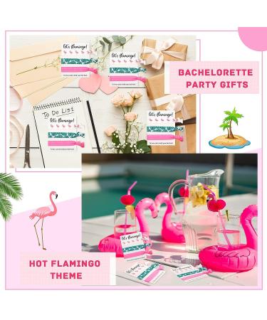 Tropical Flamingo Bachelorette Hair Ties - 30 Pieces | Beach Party Favors - Buy Online on GoSupps.com