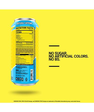 Ghost Energy Sugar-Free Swedish Fish Energy Drink 12-Pack - 16oz Cans - 200mg Natural Caffeine - L-Carnitine & Taurine - Soy & Gluten-Free - Vegan - Buy Online on GoSupps.com
