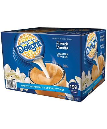 International Delight French Vanilla Liquid Creamer Portion Cups 192ct, Special 1 Pack