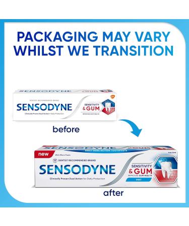 Sensodyne Sensitivity & Gum Fluoride Toothpaste 75ml | Fast International Shipping - Soothing Relief for Sensitive Teeth - Buy Online on GoSupps.com