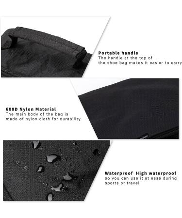 YuEagleSky Waterproof Shoe Bag Organizer for Outdoor Sport Travel Golf - Black - Buy Online on GoSupps.com