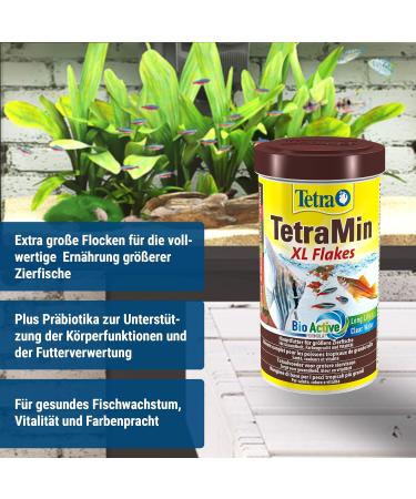 Tetramin XL Flakes - Premium Fishing Feed for Larger Decorative Fish | Balanced Nutrition & Clear Water | 500 ml Can - Buy Online on GoSupps.com