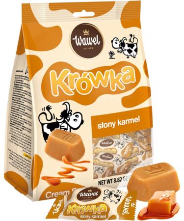Wawel bonbons de vache au caramel sal /Kr wka Slony Caramel 250 g - Buy Online on GoSupps.com