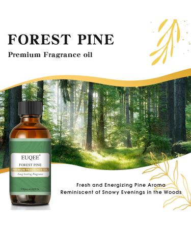 EUQEE Forest Pine Fragrance Oil 60ml - Premium Grade Aromatherapy Essential Oil for Diffusers and DIY Candle Making - Buy Online on GoSupps.com
