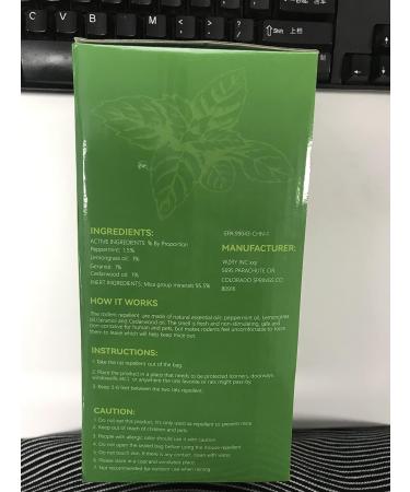 24 Pack Peppermint Oil Rodent Repellent for Cars, Campers, and Indoors - Mouse & Rat Deterrent for Garage - Pet Friendly - Buy Online on GoSupps.com