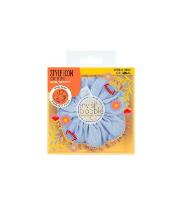 Invisibobble Sprunchie HOLA LOLA - Denim Hair Gum for Girls & Women | Strong Hold Fabric Hair Tie | Limited Edition Flores & Bloom - Buy Online on GoSupps.com