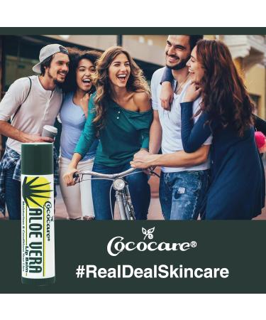 Cococare Aloe Vera Lip Balm 0.15 Oz - Soothing Relief for Chapped Lips | Buy Online - Fast International Shipping - Buy Online on GoSupps.com