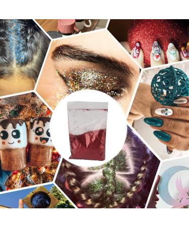 Extra Fine Red Glitter 50g - Shiny Craft Sparkle Easy to Remove Confetti for Beautiful Decorations | International Shipping - Buy Online on GoSupps.com