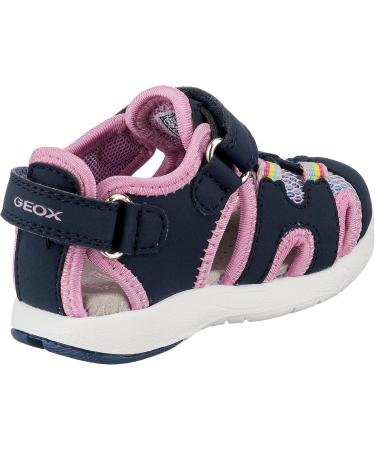 Geox Baby Girl's B Sandal Multy 7 UK - Navy Multicolor | Cute and Comfortable Shoes for Little Feet - Buy Online on GoSupps.com