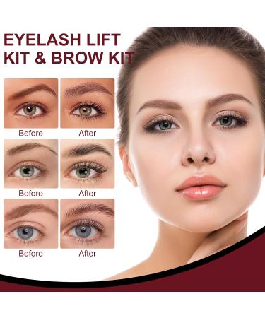 4 in 1 Lash Lift & Brow Lamination Kit | Professional Eyelash Curling Perm - Safe Effective for Home & Salon Use - Buy Online on GoSupps.com