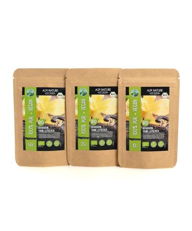 Buy Organic Bourbon Vanilla 25g - 100% Pure & Natural Ground Vanilla Pods from Controlled Organic Cultivation - Buy Online on GoSupps.com