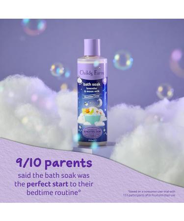 Childs Farm Slumber Time Sleep Bath Soak Lavender & Moon Milk 250ml - Gentle Bath Soak for Newborns with Dry, Sensitive, Eczema-Prone Skin - Buy Online on GoSupps.com