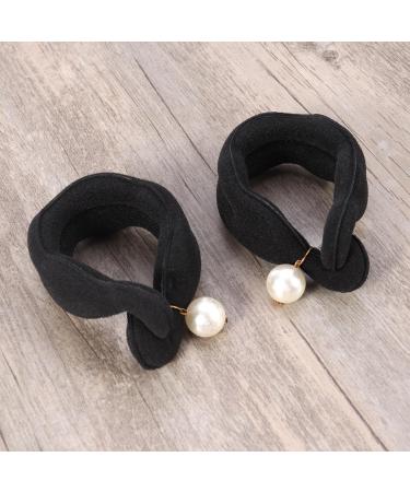 Lurrose Hair Bun Maker Foam Sponge - 2-Piece Hair Donuts Shaper for Women | Perfect Round Chignon Tool for Effortless Hairstyles - Buy Online on GoSupps.com