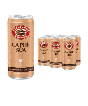 Highlands Coffee C PH SA Vietnamese Coffee with Condensed Milk7.9 oz Can 6 or 12 7.9 Fl Oz (Pack of 6) - Buy Online on GoSupps.com