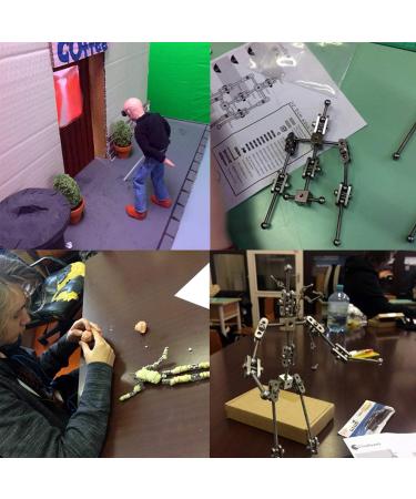 CineSpark DIY Studio Stop Motion Armature Kits | Metal Puppet Figure for Character Design Creation Not-Ready Very Easy to Assemble Animation or Just Fun (11cm  Standard) SMA 11cm Standard - Buy Online on GoSupps.com