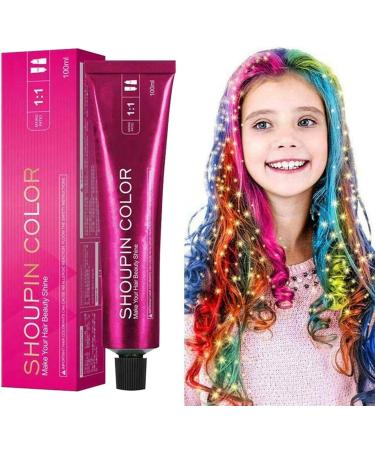 Hair Dye Wax 100ML Colour Hair Cream Natural Hairstyle Washable Hair Wax for Party Cosplay Halloween Christmas (Blue) - Buy Online on GoSupps.com