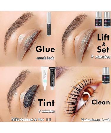 Libeauty Eyelash Lifting Set - Complete Kit for Lifting & Coloring Eyelashes in 30 Minutes | Ideal for Beginners | Black Color - Buy Online on GoSupps.com