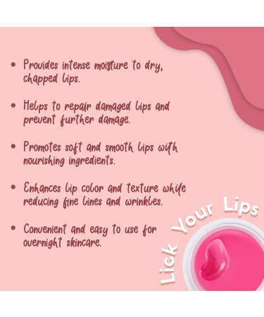 Berry Lip Sleeping Mask for Hydrated & Plump Lips | Anti-Aging Korean Lip Care with Collagen | Overnight Lip Treatment (20g) - Buy Online on GoSupps.com