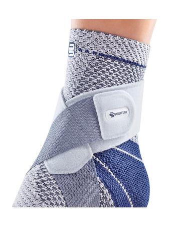 Bauerfeind Malleotrain Plus Ankle Bandage - Extra Stability for Left Foot | Size 5 | Titan Color - Shop Now for International Shipping - Buy Online on GoSupps.com