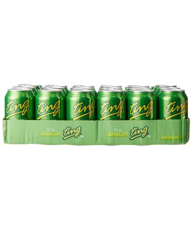 Ting Zesty Fruit Fizz Sparkling Grapefruit Drink 24 x 330 ml