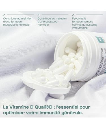Nutrimuscle - Vitamin D Quali D - 120 capsules - 2000 IU/50 mcg per dose - Fat-soluble dietary supplement - Maintains bone integrity - Contributes to effective immune response - Buy Online on GoSupps.com