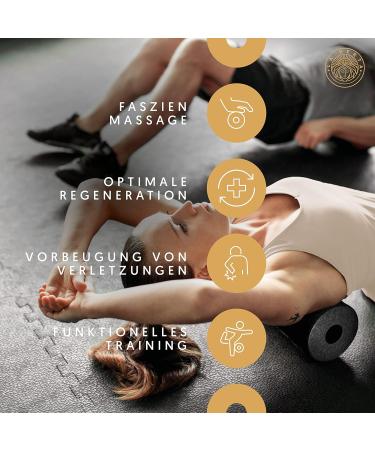 Buy La Berta Fascia Set - Self-Massage Rollers Balls & Duoball for Fascia Training - Advanced Hard Black | International Shipping Available - Buy Online on GoSupps.com