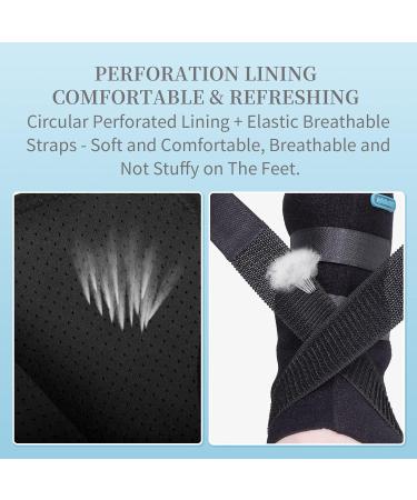 Ankle Brace with Detachable Splints for Men & Women - Sports Injury Support Stabilizer for Sprained Ankles & Plantar Fasciitis Relief - Buy Online on GoSupps.com