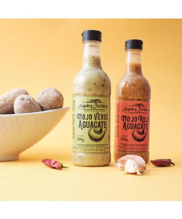 Argodey Fortaleza Mojo Green Avocado | 200g | Traditional Canarian Sauce | Bread and Toast Spread | Apple Sauce - Buy Online on GoSupps.com