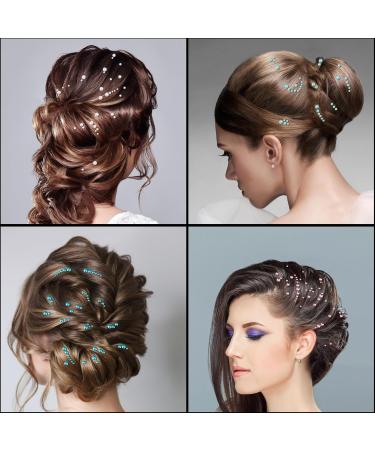 660 Pieces Face Gems & Hair Pearls - Self-Adhesive Rhinestones for Makeup Festival Face Jewels & DIY Crafts in 3/4/5/6mm - Buy Online on GoSupps.com