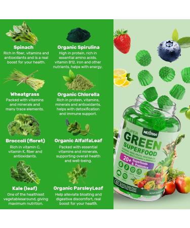 Nextdia Bundle: Super Greens Gummies 2 Pack & Sea Moss Gummies 2 Pack - Buy Online on GoSupps.com