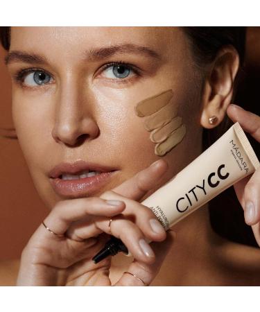 M DARA Organic Skincare | Anti-Pollution CC Cream SPF15 MEDIUM BEIGE - 40ml With Hyaluronic Acid and broad spectrum UVA/UVB sunscreen Lightweight Silky texture Ecocert certified. 40 ml (Pack of 1) Medium Beige - Buy Online on GoSupps.com