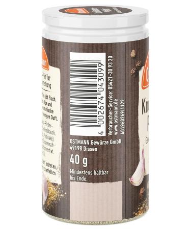 Ostmann Garlic & Pepper Spice Blend - Pack of 4 (4 x 40g) | Premium International Shipping - Buy Online on GoSupps.com