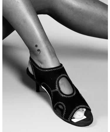 Inkbox Semi-Permanent Love Tattoo | 2x2 in Semicolon Design | Water-Resistant & Long Lasting | Lasts 1-2 Weeks - Buy Online on GoSupps.com