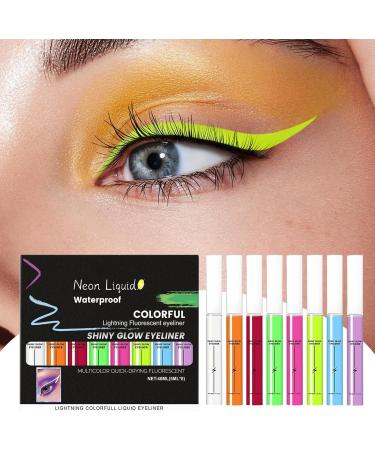 Eyeliner liquide pour les yeux - Brille longtemps dans l'obscurit - Crayon eye-liner imperm able - Pour voyage d'affaires maison ext rieur cole Halloween No l utilisation quotidienne - Buy Online on GoSupps.com