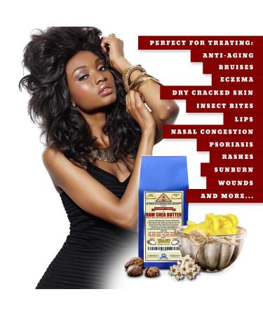 Ancient Health Remedies Organic Unrefined Raw AFRICAN YELLOW SHEA BUTTER 1 LB (16 oz) BLOCK Grade A for Anti Aging Dry Skin Base for DIY Body Butter Beauty Skin Moisturizer & Hand Cream (GHANA) - Buy Online on GoSupps.com