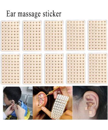 600PC Acupuncture Ear Seeds - Disposable Vaccaria Bean Tool for Pain Relief & Blood Circulation - Effective Massage Solution - Buy Online on GoSupps.com