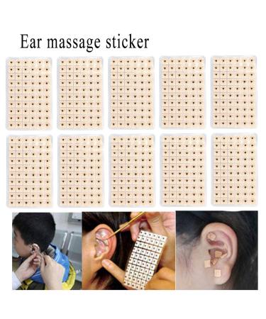 Buy Natudeco 600 Ear-Pressed Acupuncture Point Massage Beans Safe Ear Massage Stickers for Pain Relief & Improved Blood Circulation | International Shipping Available - Buy Online on GoSupps.com