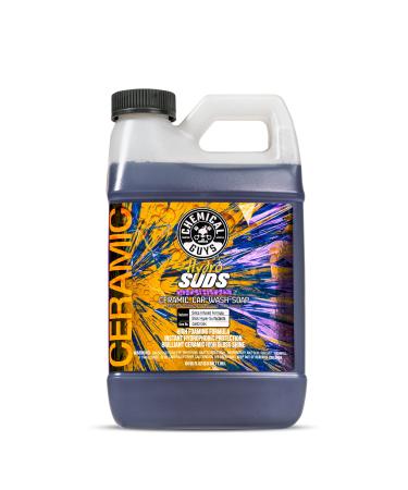 Chemical Guys CWS21264 HydroSuds Ceramic SiO2 Shine High Foaming Car Wash Soap (Works with Foam Cannons, Foam Guns or Bucket Washes) for Cars, Trucks, Motorcycles, RVs & More, 64 fl oz, Berry Scent SOAP 64 oz