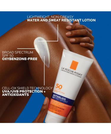 La Roche-Posay Anthelios Sunscreen SPF 40 Ultra-Light Fluid Broad Spectrum SPF 40 Face Sunscreen with Titanium Dioxide Mineral Lightweight & Fast-Absorbing Oil-Free Matte Finish Tinted with UV Pro Sport Sunscreen - Buy Online on GoSupps.com
