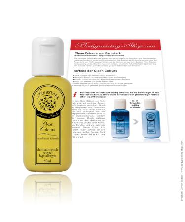 Farbstark Clean Colours Theatre Make-up - water-soluble make-up colour 50 ml yellow