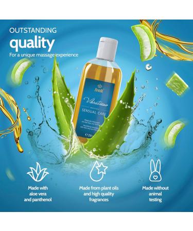 Vibratissimo Sensual Care - Massage Oil Love Oil Body Oil with Aloe Vera Sensual Care 250 ml (Pack of 1) - Buy Online on GoSupps.com