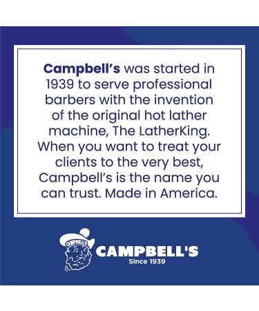 Campbells LatherKing Hot Lather Machine | Barber Shop Equipment | 12 oz. Pre-Mixed Shave Cream Bottle - Buy Online on GoSupps.com